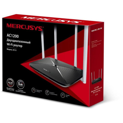 Роутер Mercusys AC1200 Двухдиапазонный
