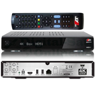 Ресивер AX (Opticum) 4K HD51 с тюнером DVB-S2X