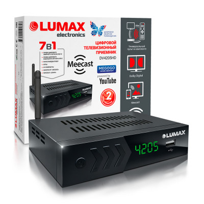 Эфирный Кабельный Ресивер Lumax DV4205HD