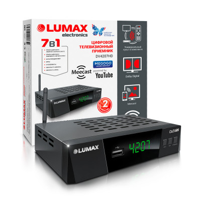Эфирный Кабельный Ресивер Lumax DV4207HD