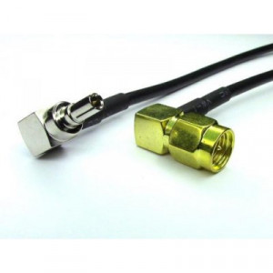Пигтейл CRC9- SMA male/угловой/Кабель RG178,25см.