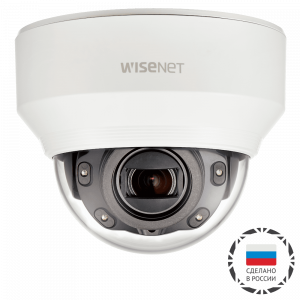 IP-камера Wisenet XND-6080R/CRU с Motor-zoom, WDR 150 дБ, ИК-подсветкой