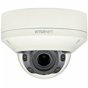 Вандалостойкая купольная IP-камера Wisenet XNV-L6080R с ИК-подсветкой и Motor-zoom