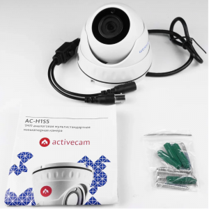 HD-TVI, HD-CVI, AHD, CVBS мини-камера ActiveCam AC-H1S5 с ИК-подсветкой 20 м
