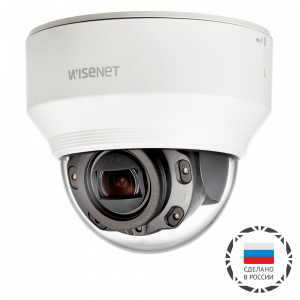 IP-камера Wisenet XND-6080R/CRU с Motor-zoom, WDR 150 дБ, ИК-подсветкой