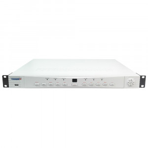 Мультиформатный гибридный видеорегистратор TRASSIR Lanser 3MP-8 с поддержкой TVI/AHD/CVI на 8 каналов (+ 2 IP)