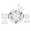 Распределительная коробка B310 для установки видеокамеры